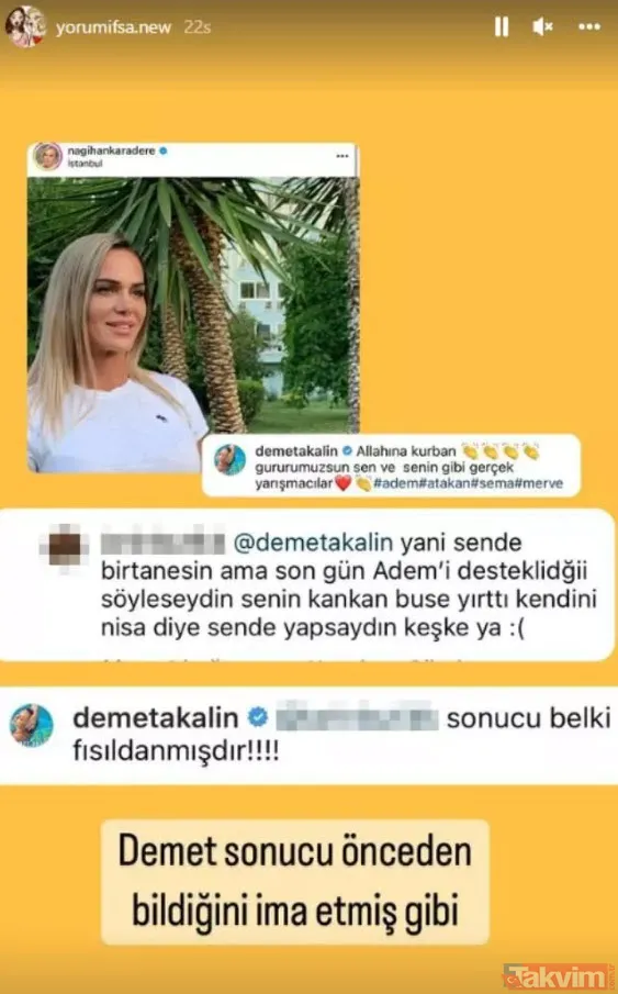 Acun Ilıcalı'ya Demet Akalın darbesi! Nisa şampiyon oldu ortalık birbirine girdi! Survivor aşığı Demet bombayı saldı 'fısıldanmıştır' - 5