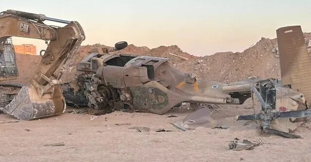 İsrail helikopteri Gazze’de düştü! Ölü ve yaralılar var