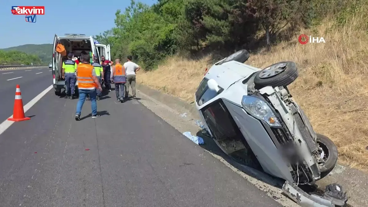 Düzce’de feci kaza: 2’si çocuk 4 yaralı