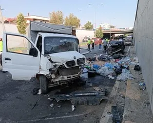 Savaş gibi kaza!