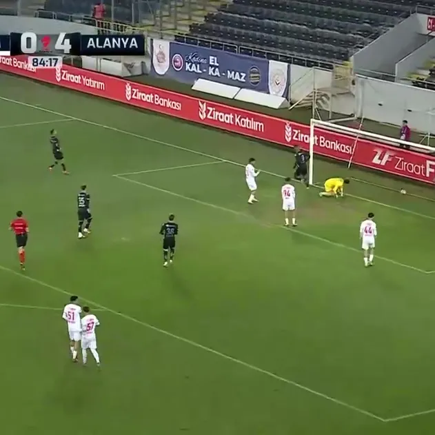 GOL: Çorum FK 0 - 5 Alanyaspor | Steve Mounie