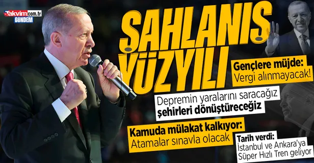 Başkan Erdoğan'dan AK Parti Seçim Beyannamesi ve Milletvekili Aday Tanıtım Toplantısı'nda önemli açıklamalar