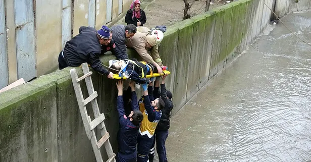 Cam silerken 5. kattan dereye düştü! Pendik'te feci olay