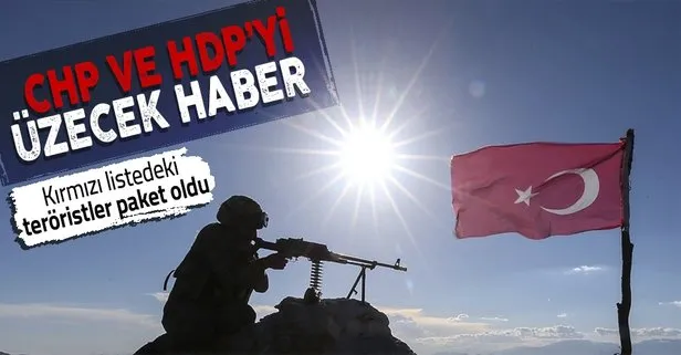 Son dakika: CHP ve HDP’yi üzecek haber! Kırmızı listede etkisiz hale getirilen terörist sayısı 11’e ulaştı