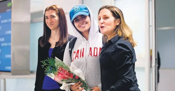 Rahaf Muhammed kendisine sığınma hakkı tanıyan Kanada’ya gitti