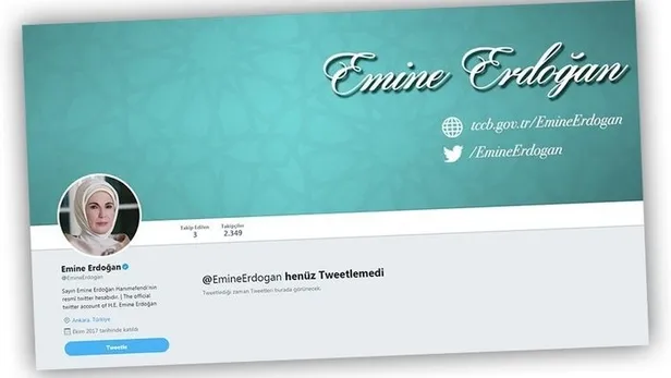 Erdoğan, eşi Emine Erdoğan'ı Twitter'da takibe başladı-1