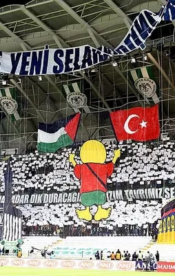 Konya'da muhteşem Kudüs koreografisi