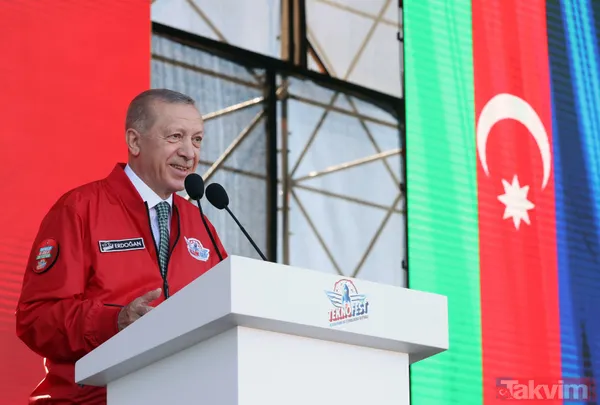 Azerbaycan'ın başkenti Bakü'de TEKNOFEST heyecanı! Gökyüzüne ay-yıldız çizildi - 46