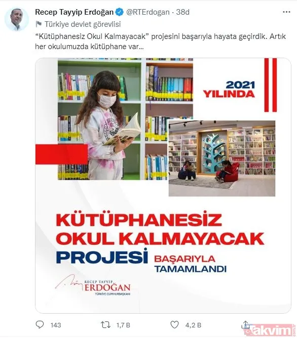 SON DAKİKA: Başkan Recep Tayyip Erdoğan'ın 2021 yılında imza attığı projeler - 49