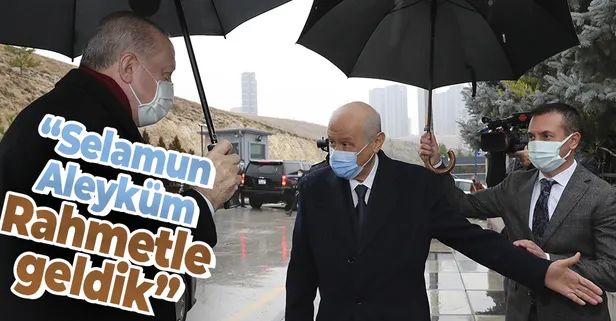 SON DAKİKA: Başkan Erdoğan MHP Genel Başkanı Devlet Bahçeli'yi evinde ziyaret etti