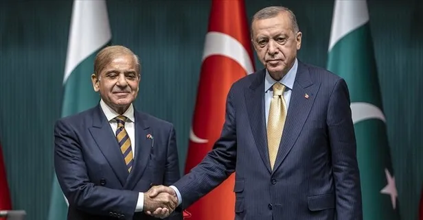 Pakistan Başbakanı Şahbaz Şerif'ten Türkiye'ye ve Başkan Erdoğan'a teşekkür