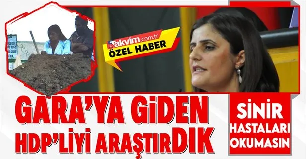 Gara’ya teröristlerin ziyaretine giden HDP’li milletvekili Dirayet Dilan Taşdemir’in ihanetleri bitmek bilmiyor