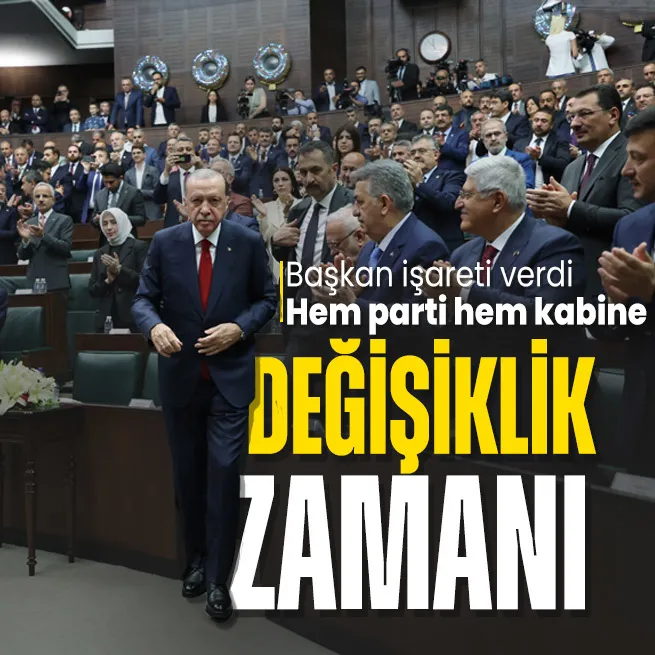 Kabinede değişiklik mi olacak? Başkan Erdoğan işareti verdi