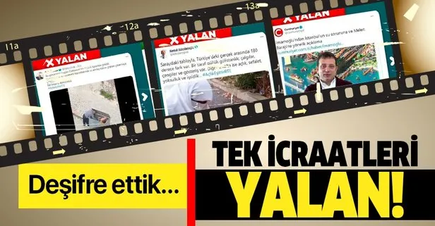 Yine yalan söylediler