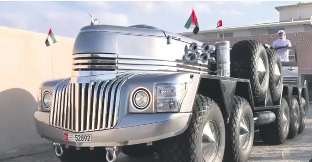 Tarhan Telli, Şeyh Hamad bin Hamdan Al Nahyan'a devasa bir cip tasarladı!