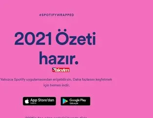 2021 Spotify Wrapped nasıl bakılır? Spotify 2021 özetine nereden bakılır? Spotify Wrapped 2021 özeti şarkılar listesi ekranı!