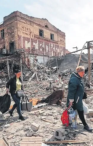 Rusya 400 bin nüfuslu Mariupol şehrinde sivillere zehirli gaz boşalttı