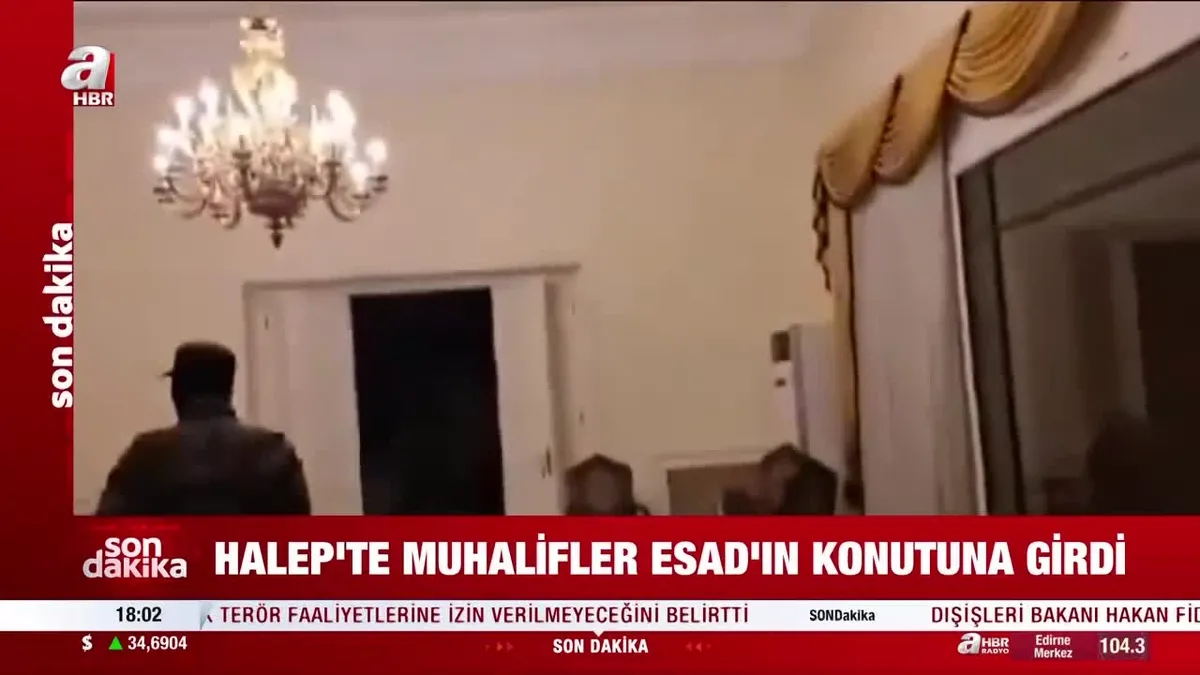 Esad'ın konutuna girdiler!