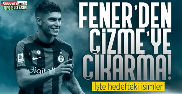 Fenerbahçe'den 'Çizme' operasyonu! İşte hedefteki isimler