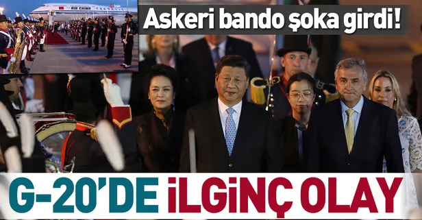 Askeri bando Çinli diplomatı Devlet Başkanı Jinping sandı