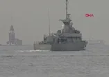 Yunan savaş gemisi Boğaz'dan geçti