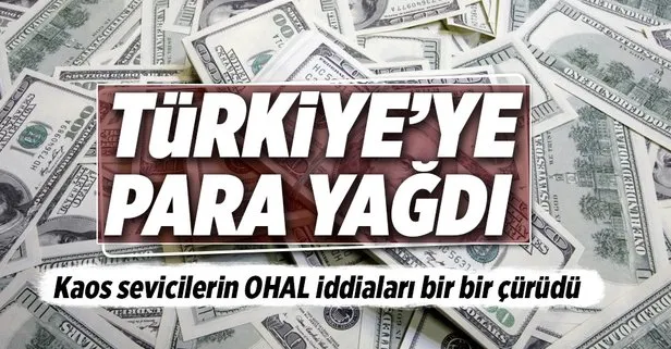 Türkiye’ye para yağdı! Rekorlar kırıldı