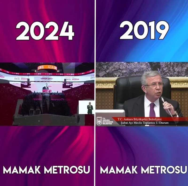 CHP'li Mansur Yavaş'ın seçim öncesi vaat ettiği projeleri yapmadığı aynı vaatleri 2024 seçimleri öncesi yeniden verdiği ortaya çıktı.
