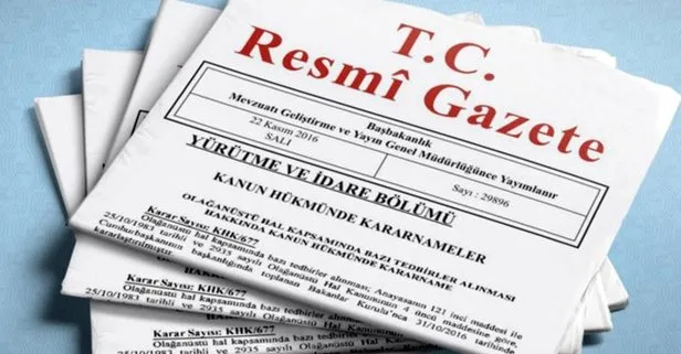 HSK kararları Resmi Gazete'de yayımlandı