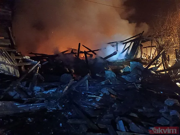 Kastamonu'da ev yangını! Bir kişi yaralandı: Kayıp baba ve engelli oğlunun cansız bedenine ulaşıldı - 3