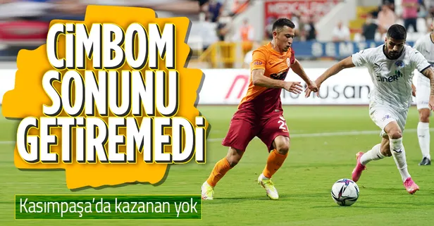 Galatasaray sonunu getiremedi! Kasımpaşa 2 - 2 Galatasaray maç sonucu