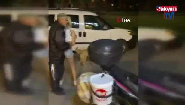Bursa'da sokak ortasında darp edilen kadını böyle kurtardılar