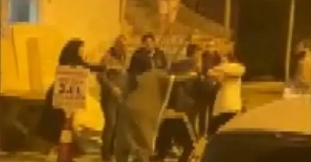 İş arkadaşının arkasından gidip taciz etti