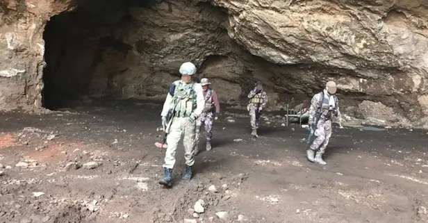 Bakan duyurdu! Teröristler mağarada kıstırıldı