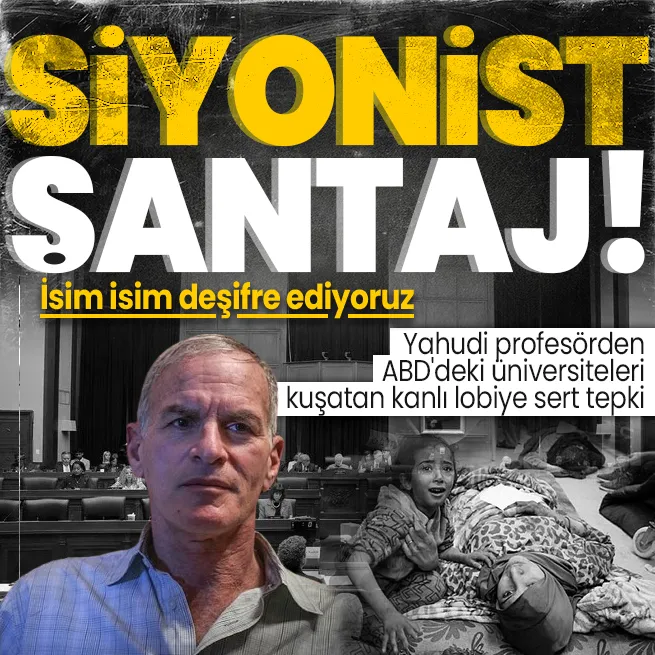 ABD üniversitelerindeki siyonist kuşatmaya Yahudi profesör Norman Finkelstein isyan etti: Kirli paranızı alıp gidin! | İşte isim isim eli kanlı lobi
