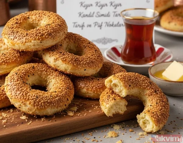 Pastaneleri Aratmayan Kıyır Kıyır Kandil Simidi Tarifi ve Püf Noktaları - 1