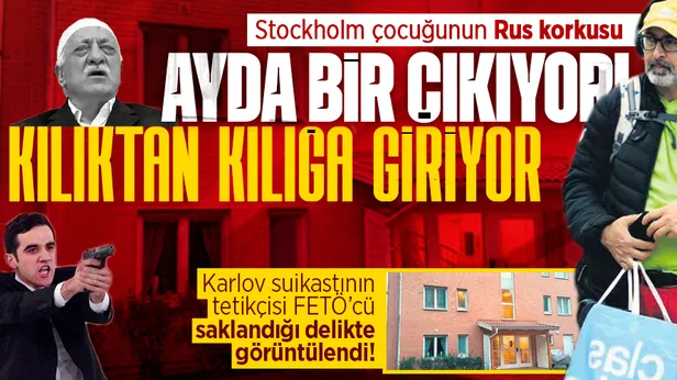 Karlov suikastının planlayıcısı FETÖcü Abdullah Bozkurt İsveçte görüntülendi: Tanınmamak için kılık değiştirdi!