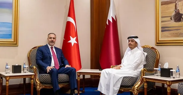 Dışişleri Bakanı Hakan Fidan Katarlı mevkidaşı ile görüştü