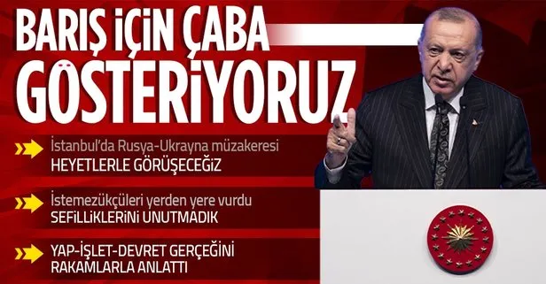 Başkan Erdoğan’dan önemli açıklamalar