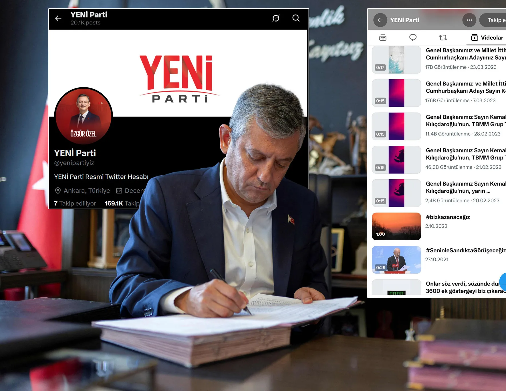 Yeni Parti CHP’nin sosyal medya hesabını değiştirdi!