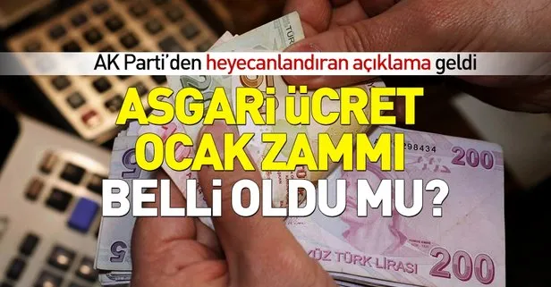 Asgari ücret 2019 zammı ne kadar olacak? AK Parti’den son dakika asgari ücret açıklaması