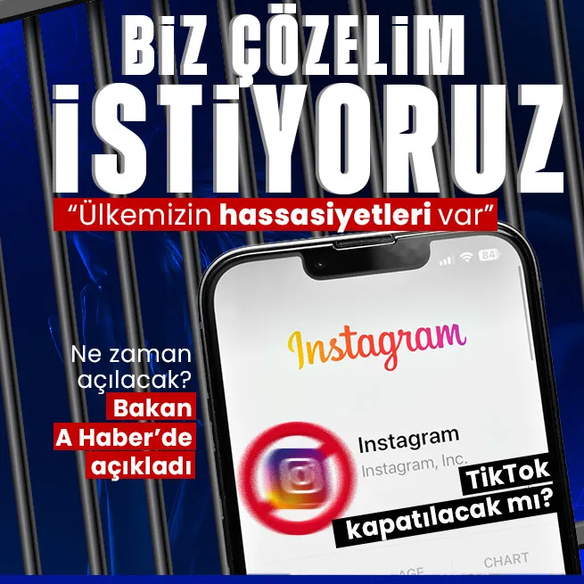 Instagram ve Roblox ne zaman açılacak? Ulaştırma ve Altyapı Bakanı Abdulkadir Uraloğlundan açıklama geldi
