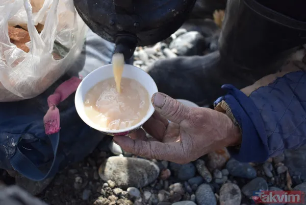Günlük 389 bin lira kazanıyorlar! Kırgızistan'da altın madencileri dondurucu soğukta altın çıkarıyorlar - 9