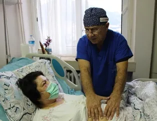 Karnından 8 kiloluk kitle çıktı