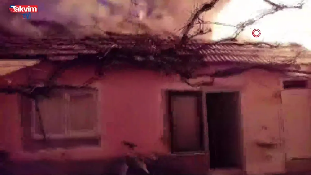 Tavşanlı’da korkutan yangın
