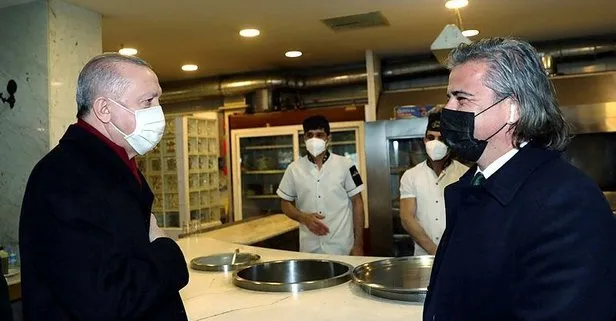 Başkan Recep Tayyip Erdoğan’dan İzmir’de esnaf ziyareti