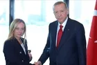 Başkan Erdoğan Meloni ile görüştü