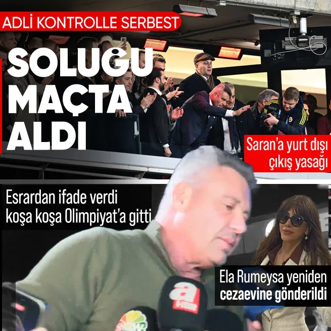 Sadettin Saran adli kontrol şartıyla serbest bırakıldı! Ela Rümeysa Cebeci yeniden cezaevine gönderildi