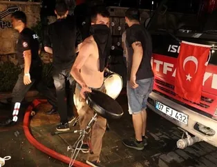 Antalya'da eğlence mekanında korku dolu anlar!