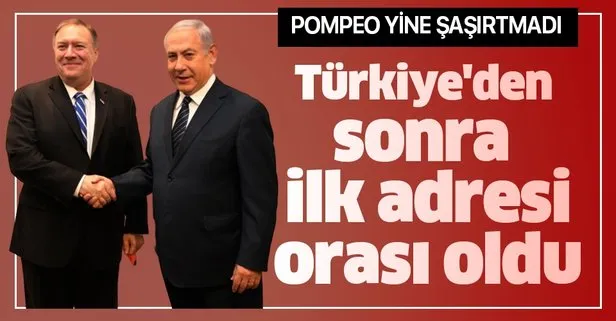 ABD Dışişleri Bakanı Pompeo, Türkiye’den sonra İsrail’e gitti