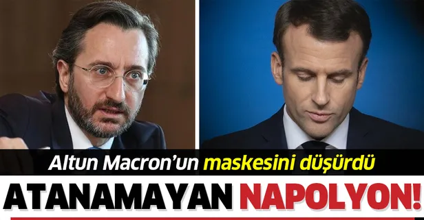 Son dakika: Cumhurbaşkanlığı İletişim Başkanı Fahrettin Altun'dan Emmanuel Macron'a tepki
